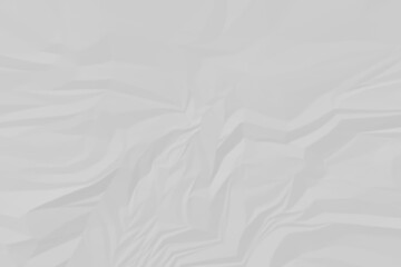 crumpled white paper background close up