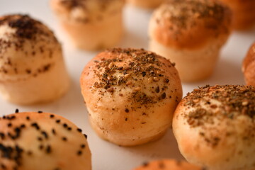 Baked Fatayer and manakeesh pastry