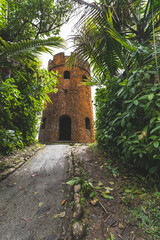 Path to Mt Britton Lookout tower El Yunque National Forest Puerto Rico