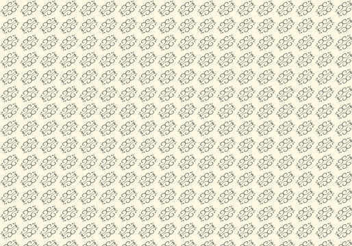 Seamless vector pattern in ornamental style vector free