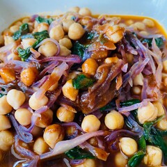 chickpea and spinach