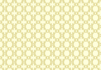 Seamless floral pattern design on a uniform background