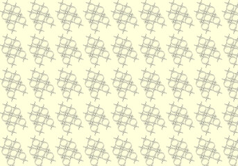 Seamless vector pattern in geometric ornamental style vector free.