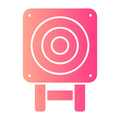 archery board gradient icon