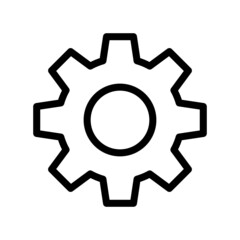 Settings Icon Vector Symbol Design Illustration