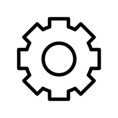 Settings Icon Vector Symbol Design Illustration