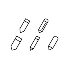 Edit Icon Set Vector Symbol Design Illustration