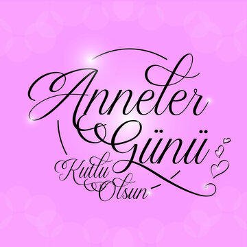 Happy Mother Days, Anneler g&uuml;n&uuml; kutlu olsun, tipografi &ccedil;alışması, typography