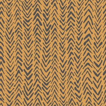 SEAMLESS PATTERN VECTOR hand drawn tiger stripe animal print herringbone simple style basic essential minimal line art texture background