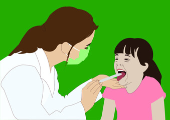 Headache Vector Illustration Portrait 2