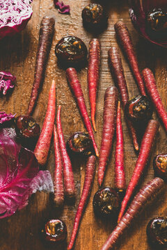 vegetables red carrots