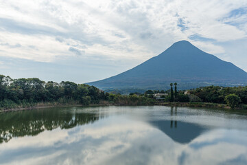 Kaimondake volcano in Japan Kyushu