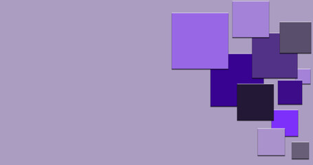 Beautiful purple modern geometric banner design