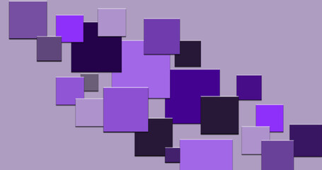 Purple modern geometric banner design