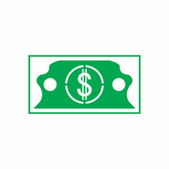 Dollar vector icon background template illustration