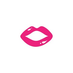 Sexy beauty lips template vector design