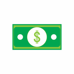 Dollar vector icon background template illustration