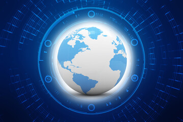 3d illustration of Data sharing concept