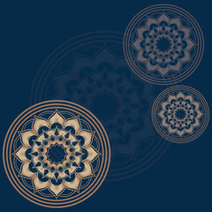 mandala icon and symbol logo