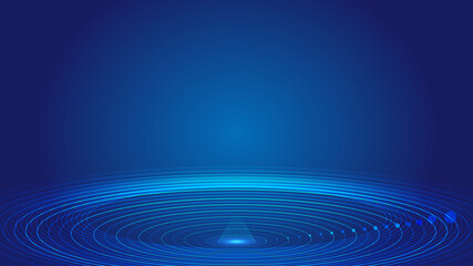 Dot line and spiral Internet technology communication technology big data background