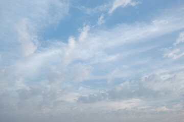 blue sky with clouds