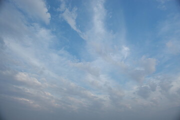 blue sky with clouds