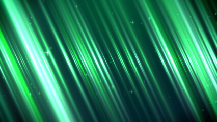 Green lights stripes elegant abstract background.
