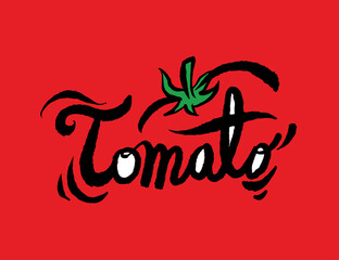 Tomato illustrations - Hand drawn food ingredients, Tomato - vector