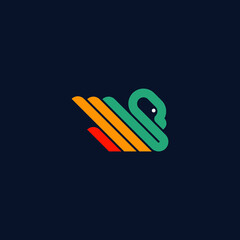Swan logo design. Animal logo.