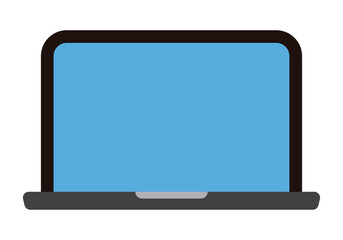 Icono de pantalla encendida en fondo blanco. 