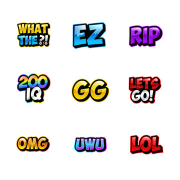 Twitch Emotes / 6 Cute chibi emoji emotes for streamers / kawaii brunette  girl stream emoji gg hype rage lol