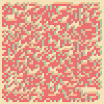 Implementation of Edward Zajec&rsquo;s &ldquo;Il Cubo&rdquo; from 1971. Essentially a Truchet tile set of 8 tiles and rules for placement art illustration