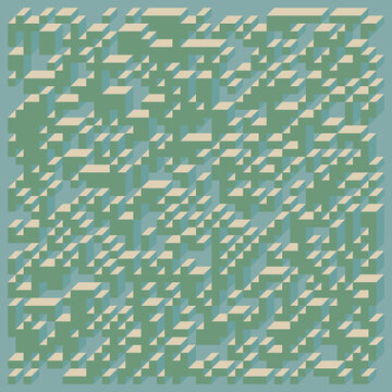Implementation of Edward Zajec&rsquo;s &ldquo;Il Cubo&rdquo; from 1971. Essentially a Truchet tile set of 8 tiles and rules for placement art illustration