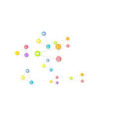 Social media marketing icons internet tags target