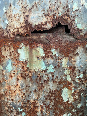 Surface rust floor and the background