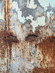 Surface rust floor and the background