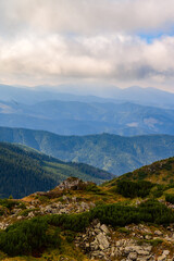 Beautiful landscapes of Ukraine, Chornohirskyy Carpathian ridge
