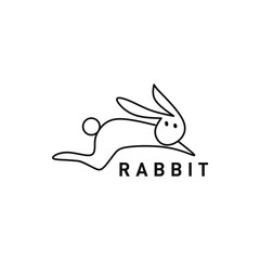Funny Rabbit Logo Design Inspiration