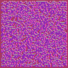 Implementation of Edward Zajec’s “Il Cubo” from 1971. Essentially a Truchet tile set of 8 tiles and rules for placement art illustration