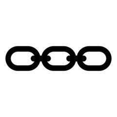 Fototapeta premium Chain Icon Logo Design Vector Template Illustration