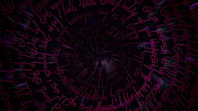 Ancient Calligraphy loop animations 