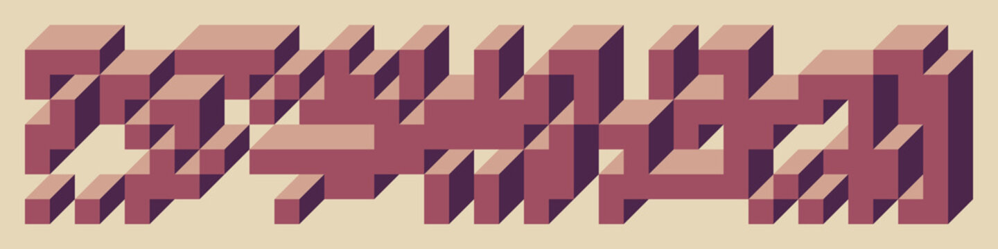 Implementation of Edward Zajec&rsquo;s &ldquo;Il Cubo&rdquo; from 1971. Essentially a Truchet tile set of 8 tiles and rules for placement art illustration