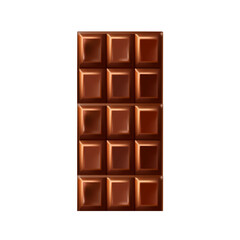 Chocolate Bar Delicious Sweet Food Dessert Vector. Milk Or Bitter Black Chocolate Candy Tasty Nutrition, Cocoa Ingredient Sugary Nourishment. Calorie Snack Template Realistic 3d Illustration