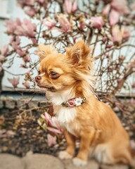 chihuahua in the snow