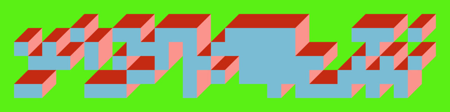 Implementation of Edward Zajec&rsquo;s &ldquo;Il Cubo&rdquo; from 1971. Essentially a Truchet tile set of 8 tiles and rules for placement art illustration