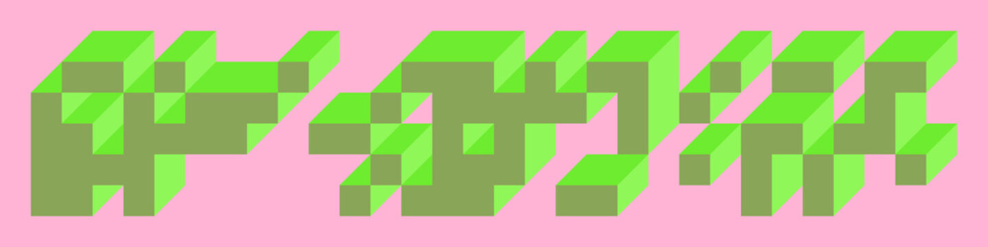 Implementation of Edward Zajec&rsquo;s &ldquo;Il Cubo&rdquo; from 1971. Essentially a Truchet tile set of 8 tiles and rules for placement art illustration