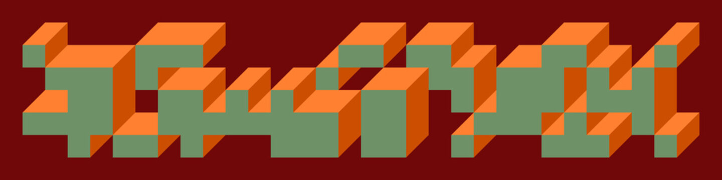 Implementation of Edward Zajec&rsquo;s &ldquo;Il Cubo&rdquo; from 1971. Essentially a Truchet tile set of 8 tiles and rules for placement art illustration