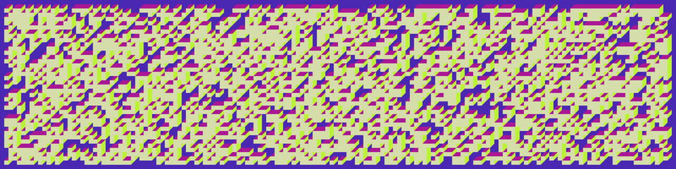 Implementation of Edward Zajec’s “Il Cubo” from 1971. Essentially a Truchet tile set of 8 tiles and rules for placement art illustration