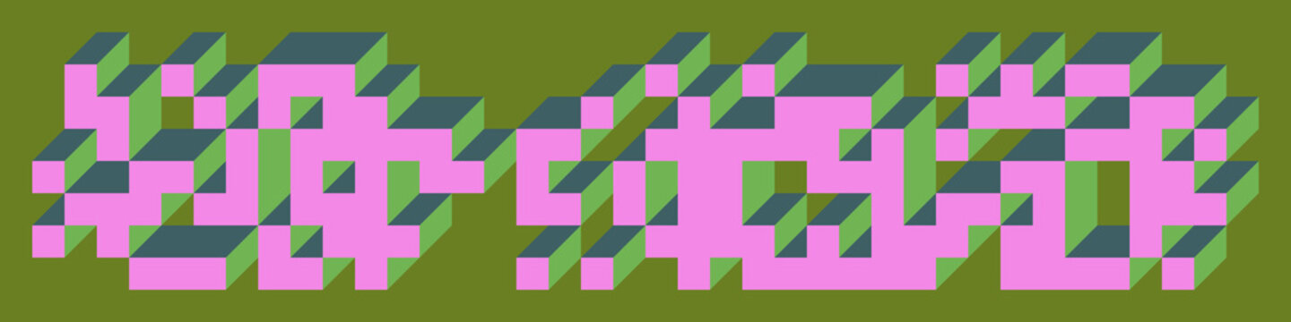Implementation of Edward Zajec&rsquo;s &ldquo;Il Cubo&rdquo; from 1971. Essentially a Truchet tile set of 8 tiles and rules for placement art illustration