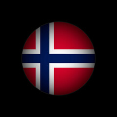 Obraz premium Country Norway. Norway flag. Vector illustration.